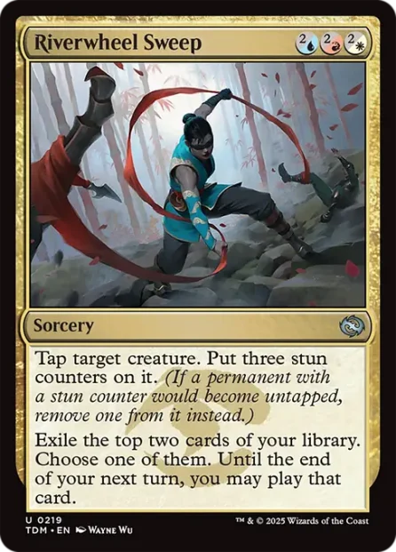 Riverwheel Sweep, Tarkir: Dragonstorm — Magic: The Gathering card