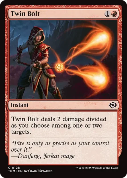 Twin Bolt, Tarkir: Dragonstorm — Magic: The Gathering card