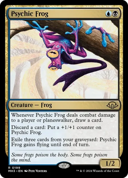Psychic Frog, Modern Horizons 3 — Magic: The Gathering card