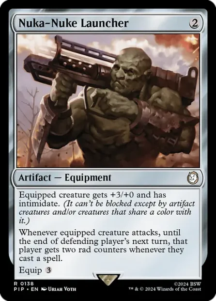 Nuka-Nuke Launcher, Fallout — Magic: The Gathering card