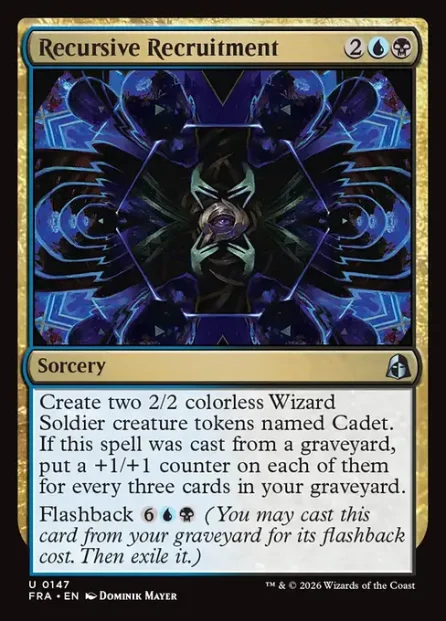 Recursive Recruitment, Reality Fracture — Magic: The Gathering card