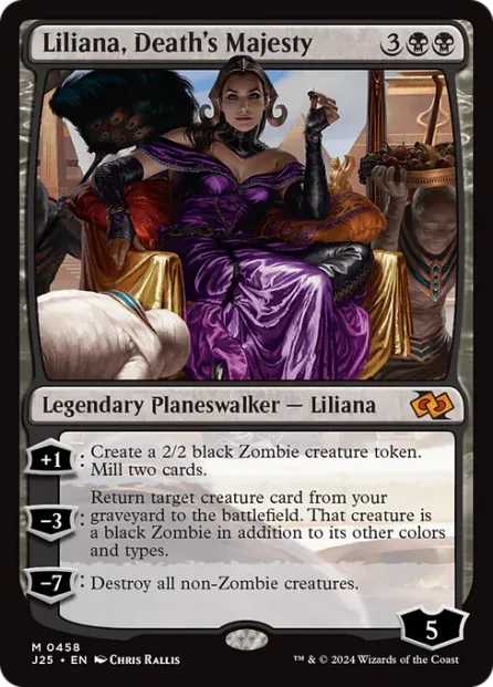 Liliana, Death's Majesty, Foundations Jumpstart — Magic: The Gathering card