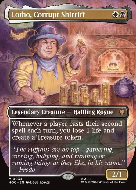 Lotho, Corrupt Shirriff, The Hobbit Eternal — Magic: The Gathering card