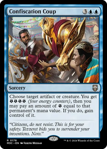 Confiscation Coup, Modern Horizons 3 Commander — Magic: The Gathering card