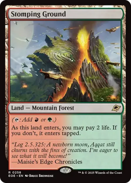 Stomping Ground, Edge of Eternities — Magic: The Gathering card