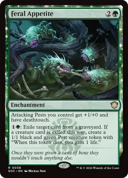 Feral Appetite, Secrets of Strixhaven Commander — Magic: The Gathering card