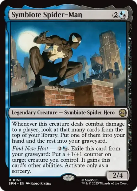 Symbiote Spider-Man, Marvel's Spider-Man — Magic: The Gathering card
