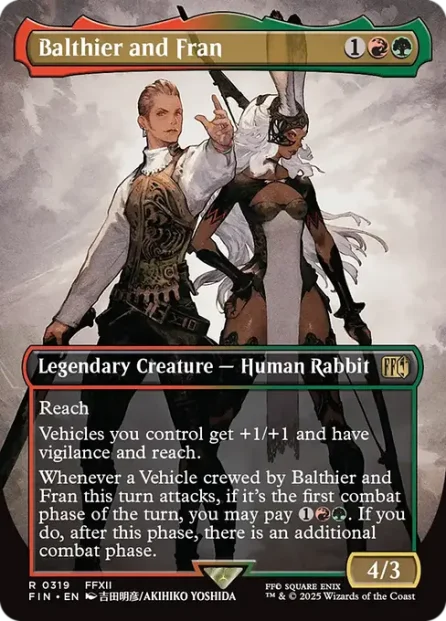 Balthier and Fran, Final Fantasy — Magic: The Gathering card