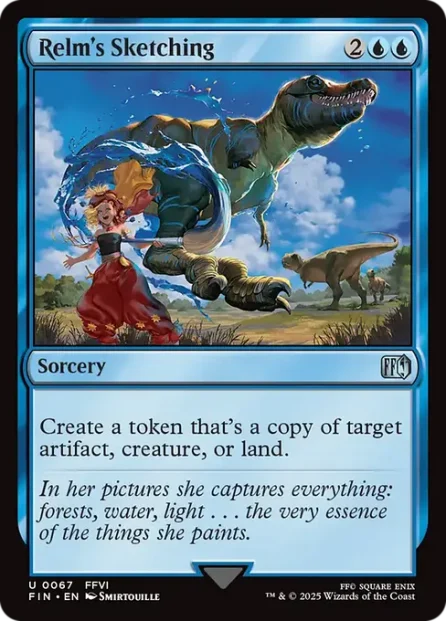 Relm's Sketching, Final Fantasy — Magic: The Gathering card