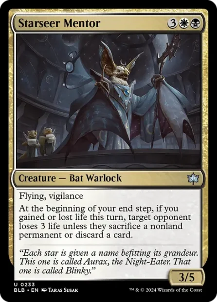 Starseer Mentor, Bloomburrow — Magic: The Gathering card