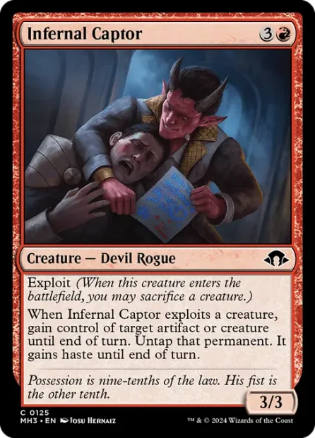 Infernal Captor, Modern Horizons 3 — Magic: The Gathering card