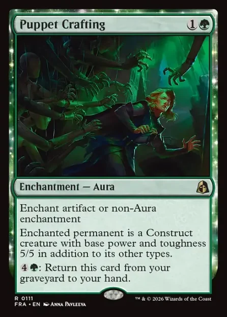 Puppet Crafting, Reality Fracture — Magic: The Gathering card