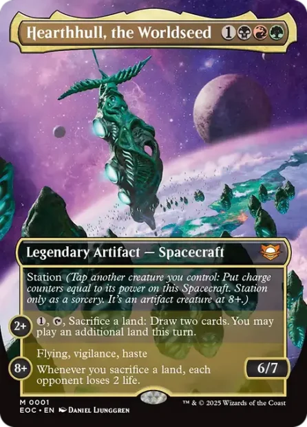 Hearthhull, the Worldseed, Edge of Eternities Commander — Magic: The Gathering card