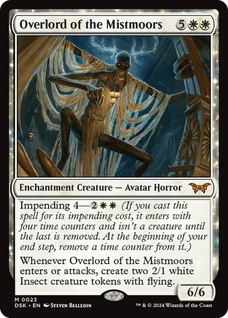 Overlord of the Mistmoors, Duskmourn: House of Horror — Magic: The Gathering card
