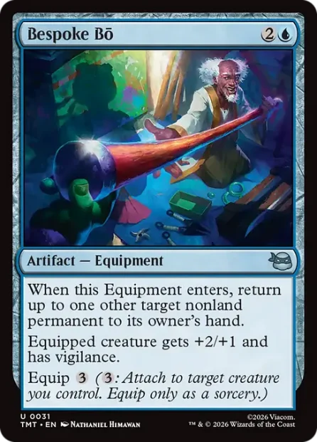 Bespoke Bō, Teenage Mutant Ninja Turtles — Magic: The Gathering card