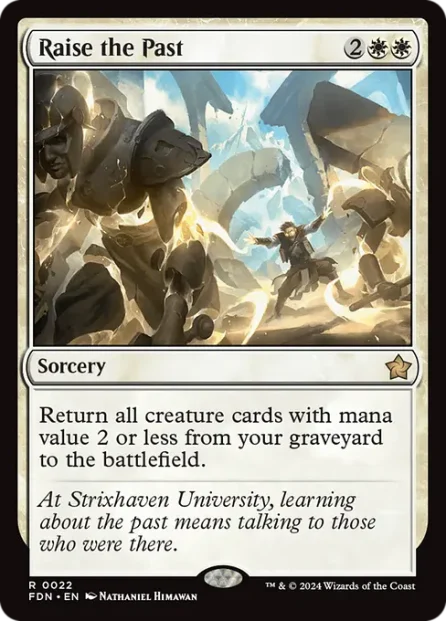 Raise the Past, Foundations — Magic: The Gathering card