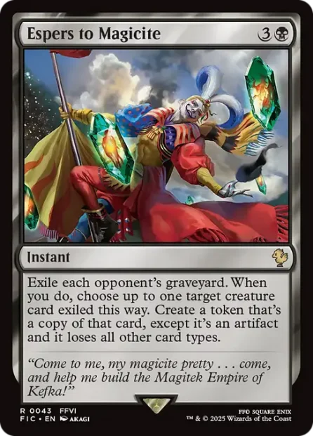 Espers to Magicite, Final Fantasy Commander — Magic: The Gathering card