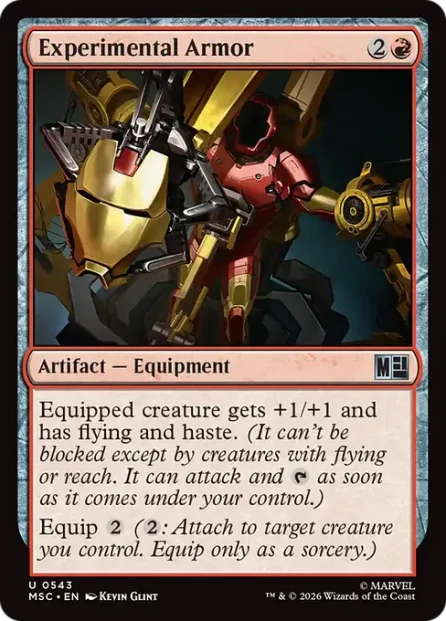 Experimental Armor, Marvel Super Heroes Commander — Magic: The Gathering card