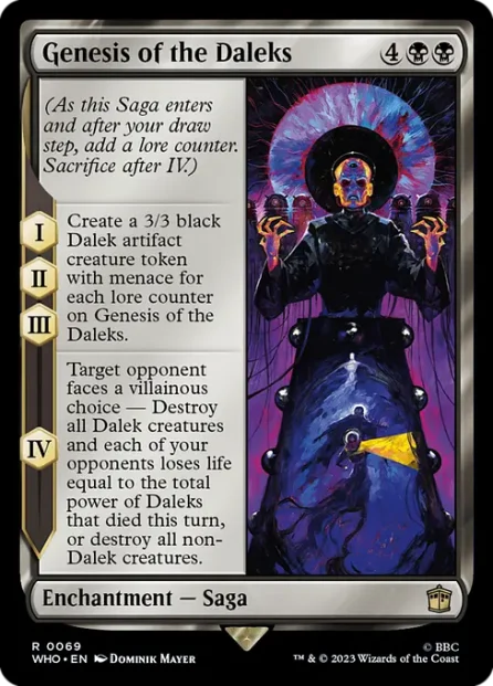 Genesis of the Daleks, Doctor Who — Magic: The Gathering card