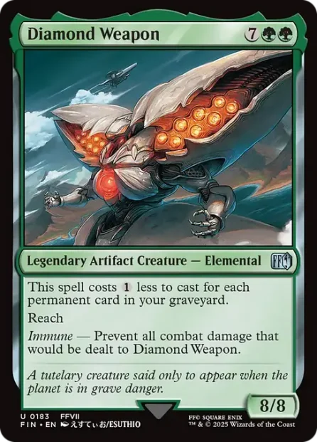 Diamond Weapon, Final Fantasy — Magic: The Gathering card