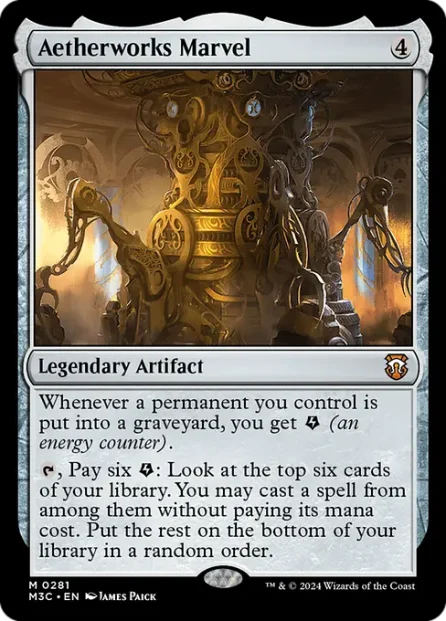Aetherworks Marvel, Modern Horizons 3 Commander — Magic: The Gathering card