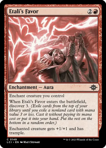 Etali's Favor, The Lost Caverns of Ixalan — Magic: The Gathering card
