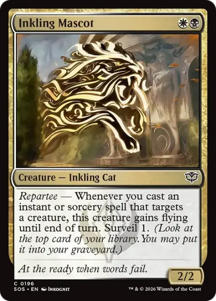 Inkling Mascot, Secrets of Strixhaven — Magic: The Gathering card