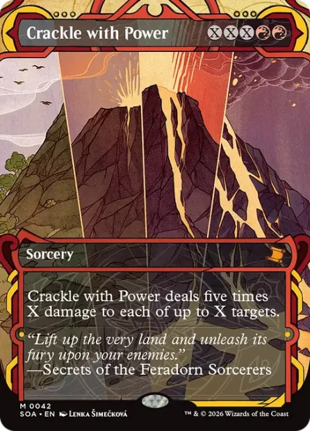 Crackle with Power, Secrets of Strixhaven Mystical Archive — Magic: The Gathering card