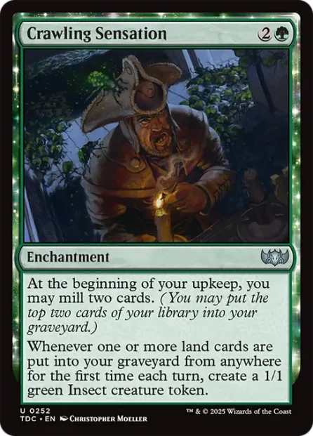 Crawling Sensation, Tarkir: Dragonstorm Commander — Magic: The Gathering card