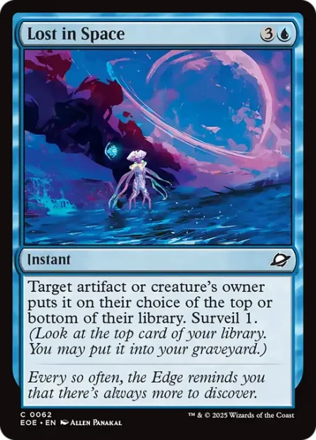 Lost in Space, Edge of Eternities — Magic: The Gathering card