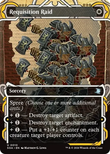 Requisition Raid, Secrets of Strixhaven Mystical Archive — Magic: The Gathering card