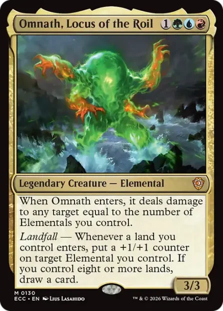 Omnath, Locus of the Roil, Lorwyn Eclipsed Commander — Magic: The Gathering card