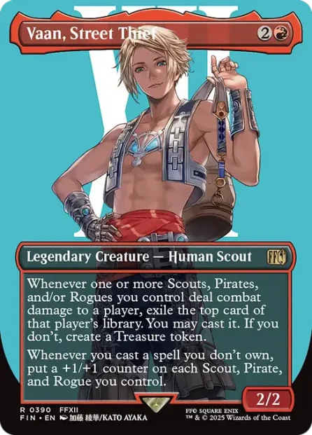 Vaan, Street Thief, Final Fantasy — Magic: The Gathering card