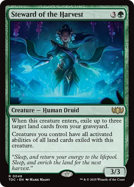 Steward of the Harvest, Tarkir: Dragonstorm Commander — Magic: The Gathering card
