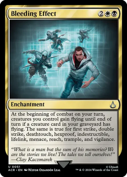 Bleeding Effect, Assassin's Creed — Magic: The Gathering card