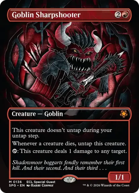 Goblin Sharpshooter, Special Guests — Magic: The Gathering card