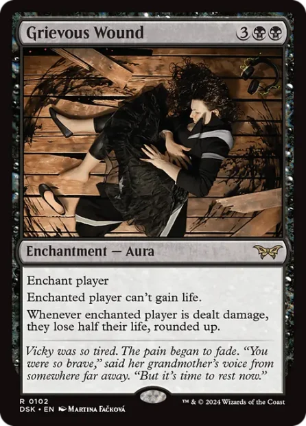 Grievous Wound, Duskmourn: House of Horror — Magic: The Gathering card