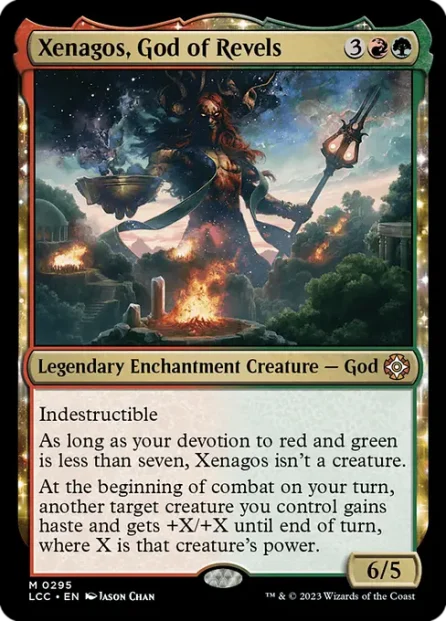 Xenagos, God of Revels, The Lost Caverns of Ixalan Commander — Magic: The Gathering card