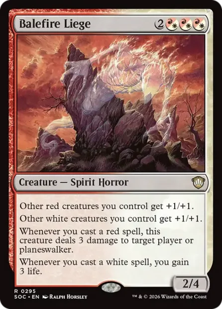 Balefire Liege, Secrets of Strixhaven Commander — Magic: The Gathering card