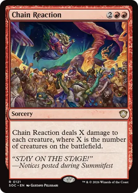 Chain Reaction, Secrets of Strixhaven Commander — Magic: The Gathering card