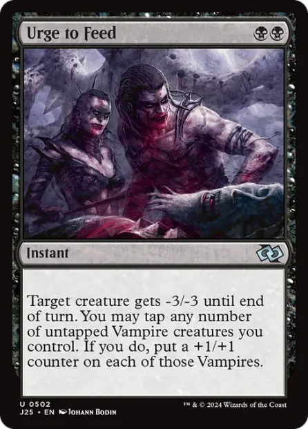 Urge to Feed, Foundations Jumpstart — Magic: The Gathering card