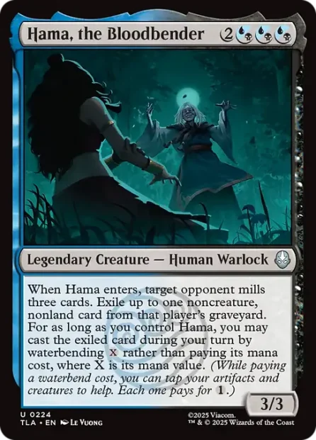 Hama, the Bloodbender, Avatar: The Last Airbender — Magic: The Gathering card