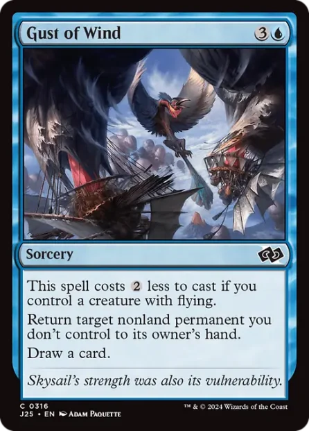 Gust of Wind, Foundations Jumpstart — Magic: The Gathering card