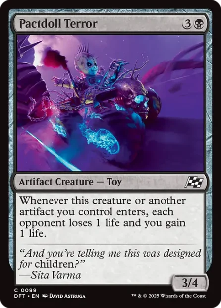 Pactdoll Terror, Aetherdrift — Magic: The Gathering card