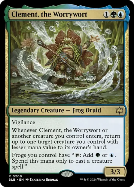 Clement, the Worrywort, Bloomburrow — Magic: The Gathering card