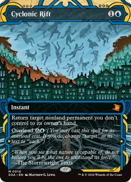 Cyclonic Rift, Secrets of Strixhaven Mystical Archive — Magic: The Gathering card