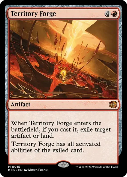 Territory Forge, The Big Score — Magic: The Gathering card