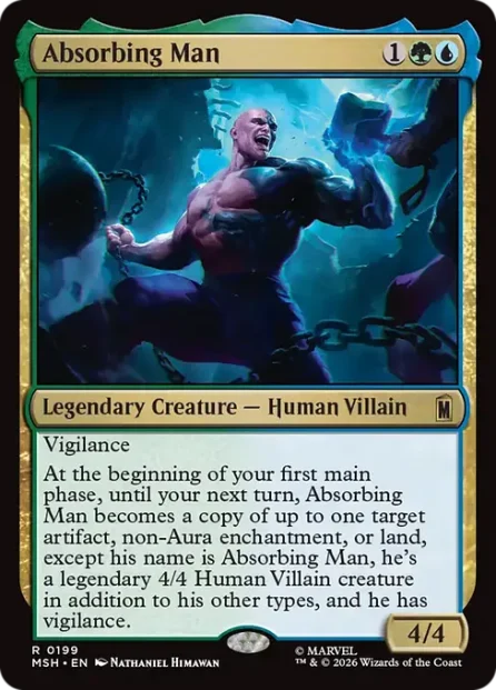 Absorbing Man, Marvel Super Heroes — Magic: The Gathering card