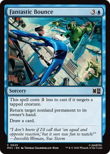 Fantastic Bounce, Marvel Super Heroes Commander — Magic: The Gathering card