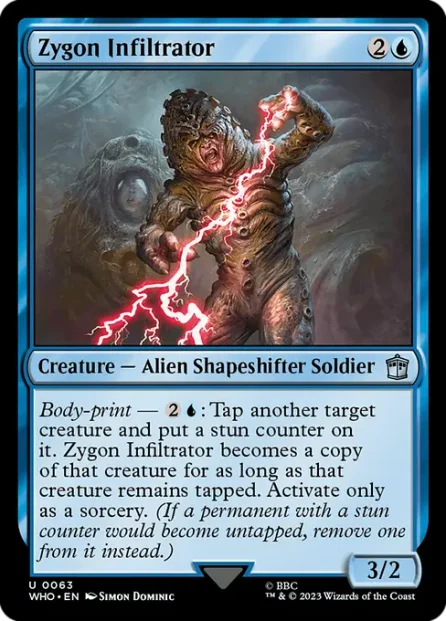 Zygon Infiltrator, Doctor Who — Magic: The Gathering card